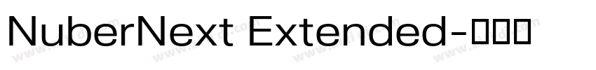 NuberNext Extended字体转换